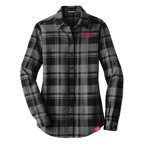 Toro Ladies Flannel Product Image on white background