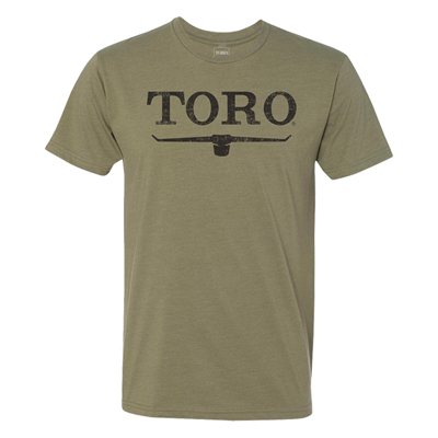 Toro Olive Logo Tee product image on white background	