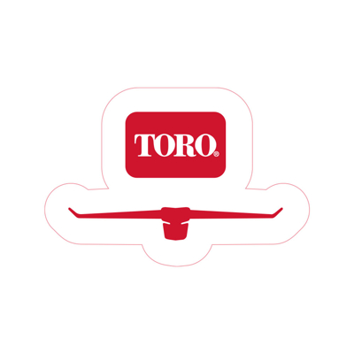 Toro Custom Decal Product Image on white background