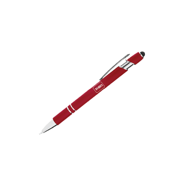 Toro Red Slim Stylus Pens Product Image on white background