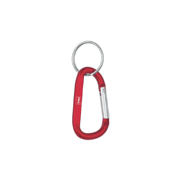 Toro Red Carabiner Product Image on white background