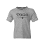 Toro Youth Grey Logo Tee Product Image on white background