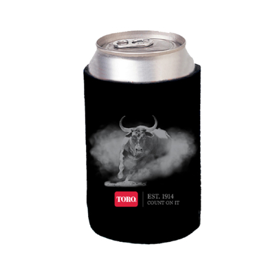 Toro Bull Can Koozie product image with Toro logo on the front