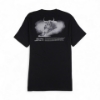 Black Toro Bull Sketch SS Tee Back Product Image on white background