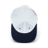 Toro Richardson 112 Navy Hat upside down photo. Photo shows the inside of the hat and the underside of the bill in navy.
